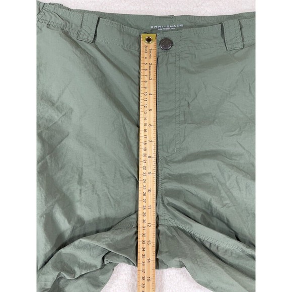 Columbia Omni Shade Men's 42 Green Sun Protection Shorts‎ - Picture 6 of 9